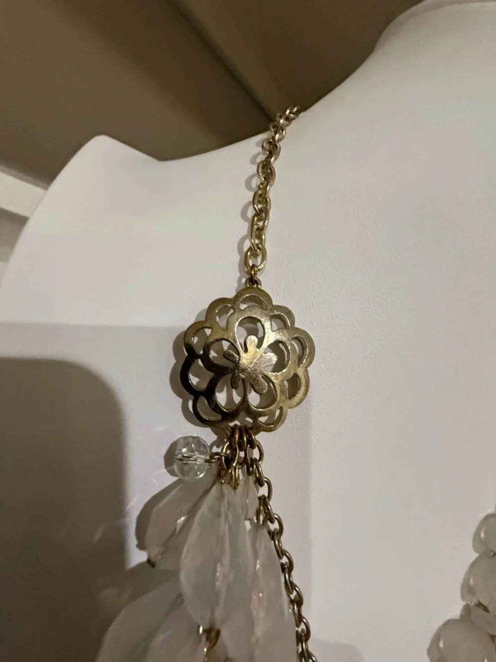 Statement Mutli-Layered Droplet Necklace